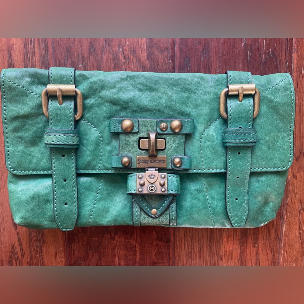 Juicy Couture Genuine Leather Clutch Used
